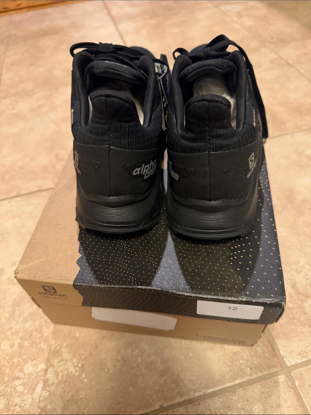SALOMON women’s ALPHACROSS BLAST GTX  EnergyCell for Trail Running Sneakers - Picture 3 of 16